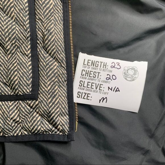 J. Crew Factory Women's Quilted Printed Puffer Vest 02533 SZ M - Picture 5 of 8